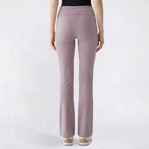 Juniors Love Tree Fold Over Waist Flare Pants alternate view